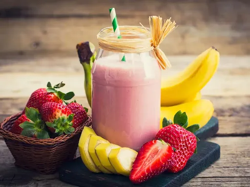 Banana Strawberry Shake [350 Ml]