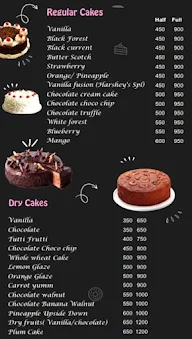 Harshey's Bakery menu 1