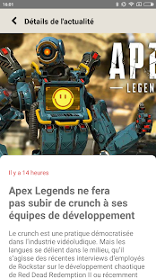 Actus, Stats pour Apex(圖3)-速報App