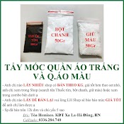 Tẩy Mốc Quần Áo Màu Và Trắng Dân Gian Không Hại Da Tay, Gồm Thuốc Tím, Bột Chanh ( Axit Chanh ),Giữ Màu, Tẩy Ố Vàng, Mốc