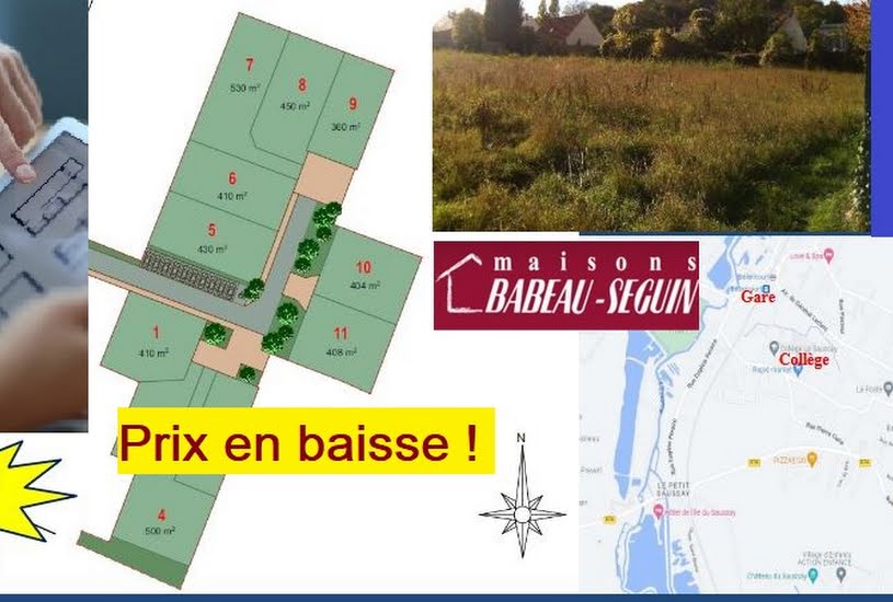  Vente Terrain à bâtir - 404m² à Ballancourt-sur-Essonne (91610) 