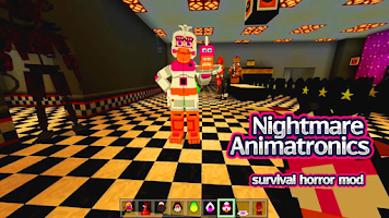 FNaF World Nightmare Fredbear & Nightmare (FNaF World Nightmare in desc.)  Minecraft Skin