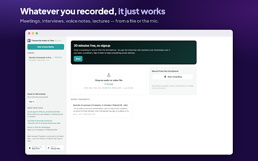 Transcribe Audio to Text: Voice & Meetings screenshot 4