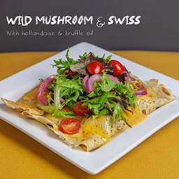 Wild Mushroom & Swiss Crepe