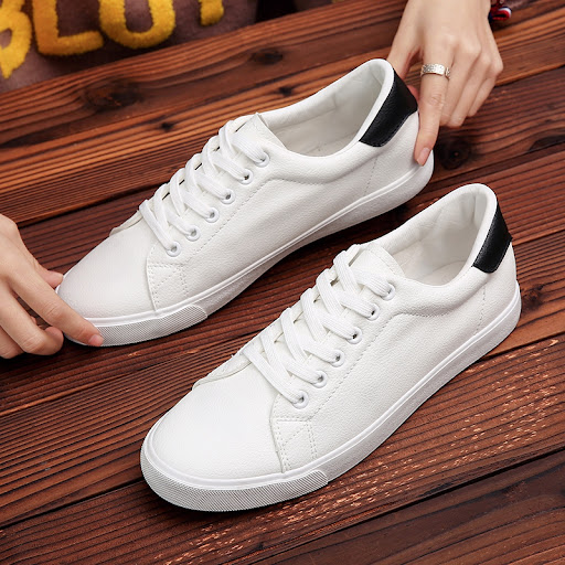 Title 8, Youth white student board shoes, casual. Comfor...