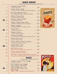 Old School Social Cafe & Restaurant menu 8