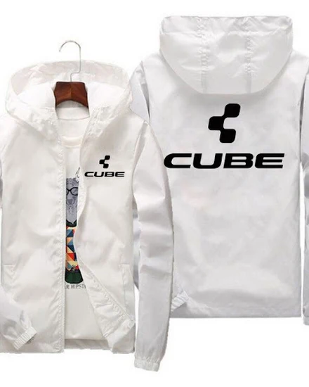 CUBE Waterproof Wind Breaker Coat Zipper Hoodie Jacket Co... - 2