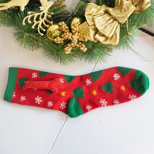 Title 1, Fashionable Simple Magnetic Christmas Socks for...