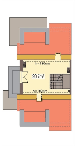 Diana Grande B segment - Rzut poddasza