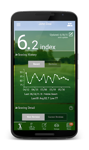 GolfWire Golf Handicap Tool