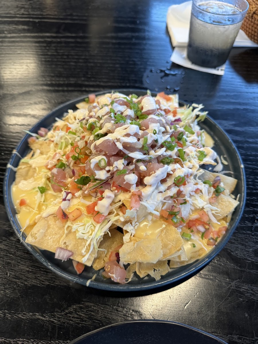 Poke nachos