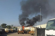 Water tankers at the Ugu municipality were set alight on Monday.