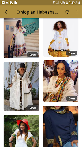 Ethiopia Habesha Dress Designs