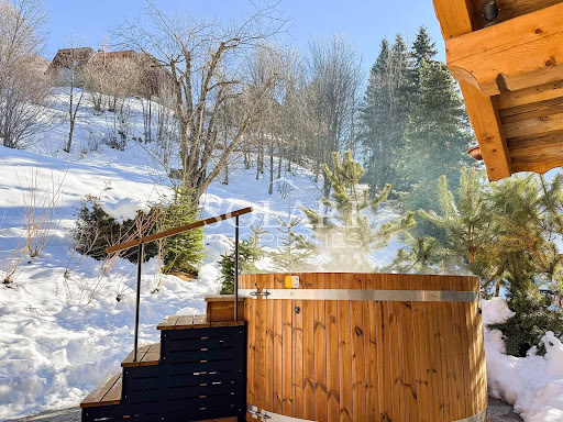 Chalet avec piscine 2