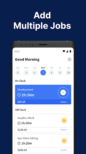 Screenshot Workday Hours Tracker