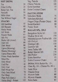 Hotel Balaji menu 3