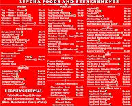 Lepcha Foods And Refreshments menu 1