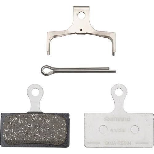 Shimano G05A-RX Disc Brake Pad and Spring - Resin Compound, Alloy Back Plate, One Pair