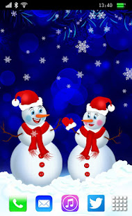 Snowman live wallpaper(圖1)-速報App