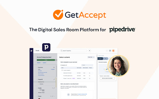 Digital Sales Room & eSignature for Pipedrive and Upsales