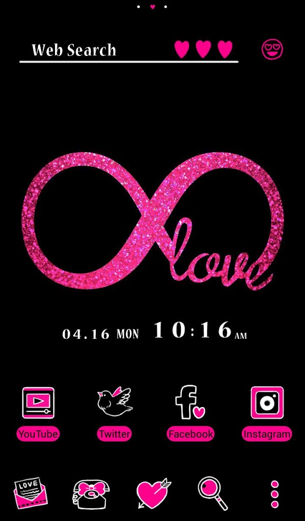 クール 壁紙アイコン Infinite Love Black Pink 無料 アンドロイド用 Apk ダウンロード