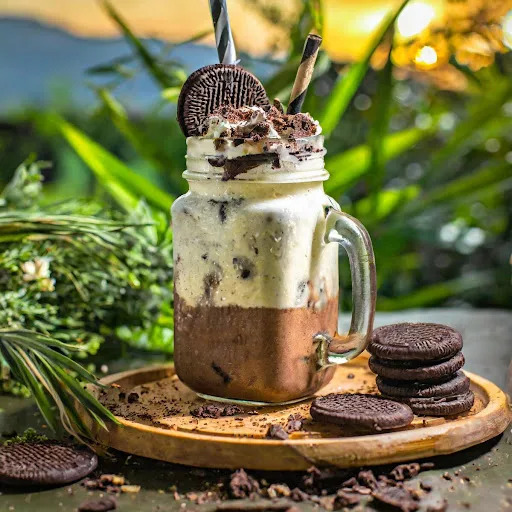 Nutella Oreo Shake [450 Ml, Mason Jar]