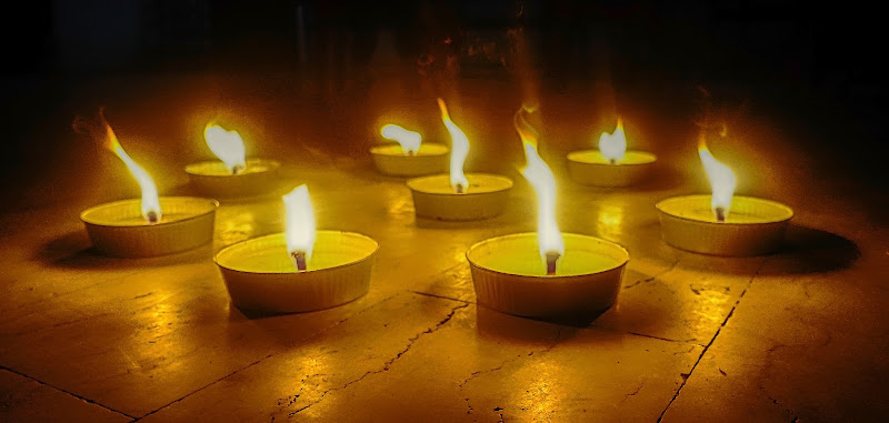 la danza delle candele di lugiube