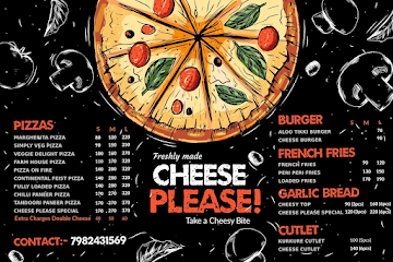 Cheese Please menu 