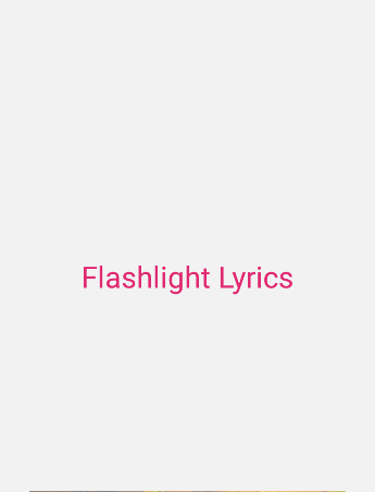 FlashLight Lyrics