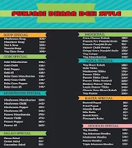 Punjabi Dhaba Desi Style menu 1