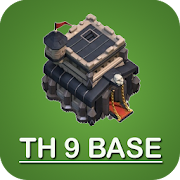 New COC Town Hall 9 Base 1.0.1 Icon