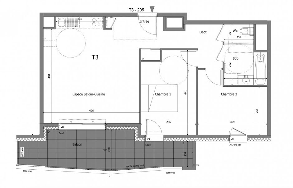 Vente appartement 3 pièces 62 m² à Reignier (74930), 369 000 €