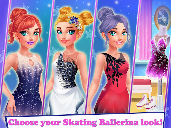 Skating Ballerina: Dress & Makeup Girl Game - Latest version for Android - Download APK