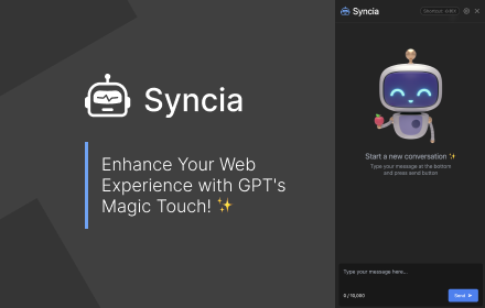 Syncia - Power of ChatGPT on any website small promo image