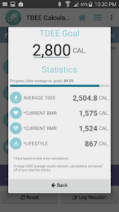 TDEE Calculator & Tracker - náhled