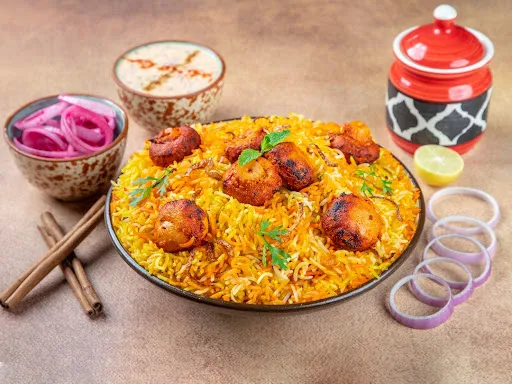 Mushroom Tikka Biryani