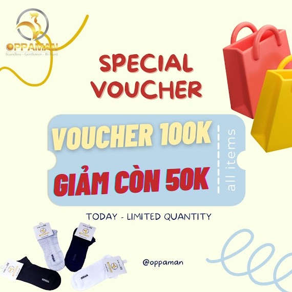 [E - Voucher] Ưu Đãi Phiếu Mua Hàng Trị Giá 100K Cho Đơn Hàng Từ 250K