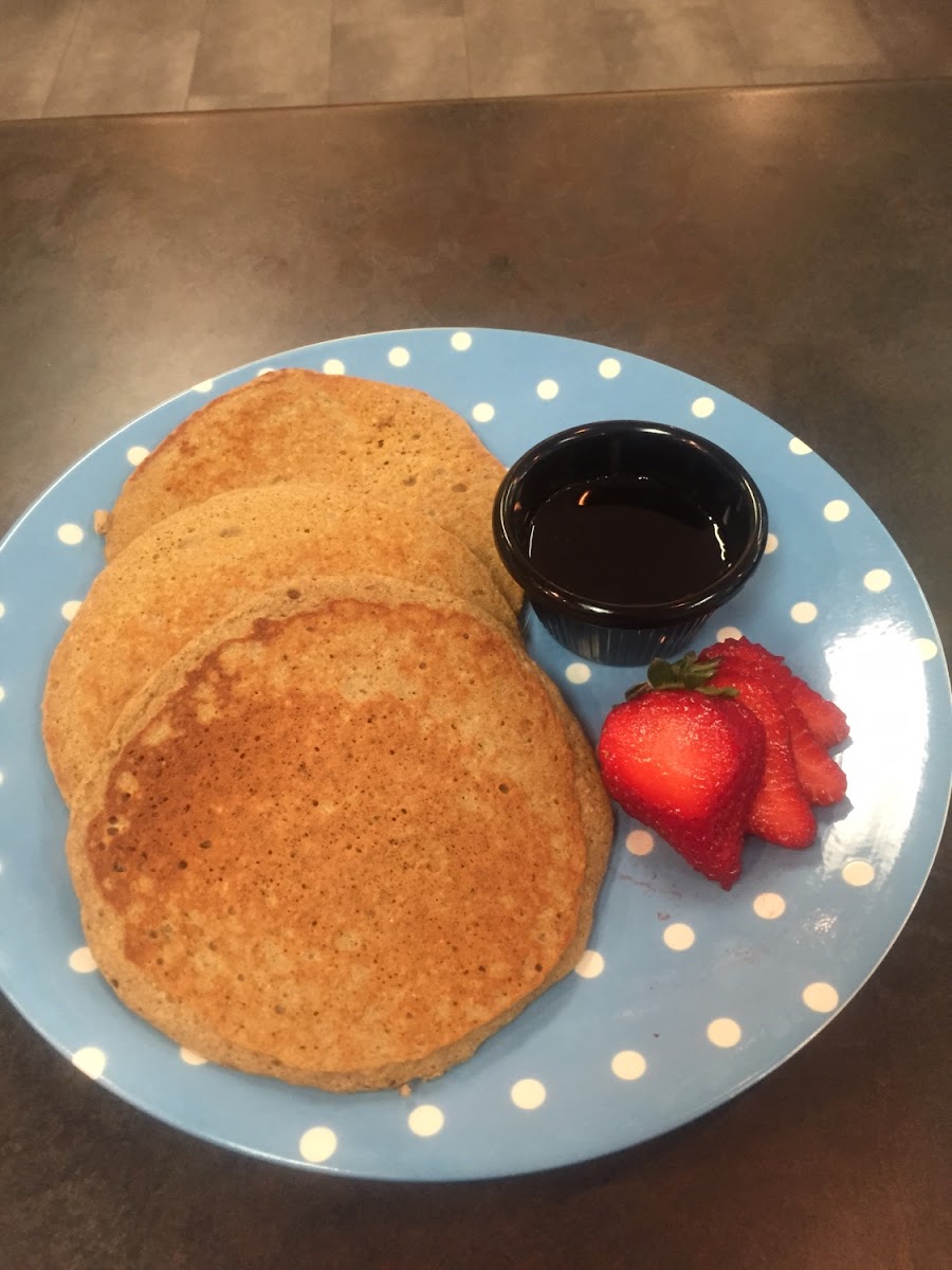 Buttermilk buckwheat pancakes