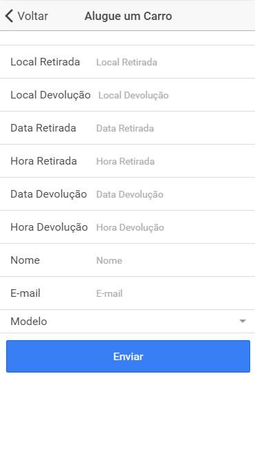 Agiliza Locadora de Veículos Screen 3