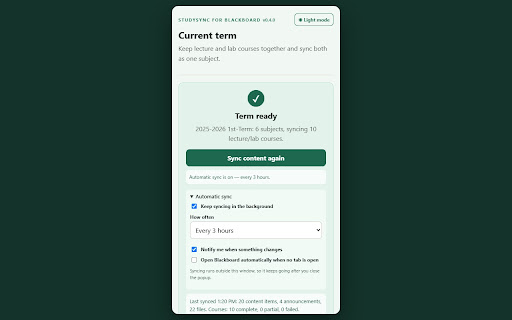 StudySync for Blackboard screenshot 1