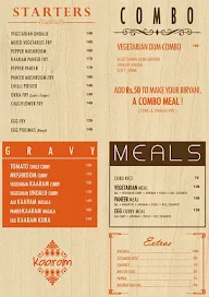 Kaaram menu 5