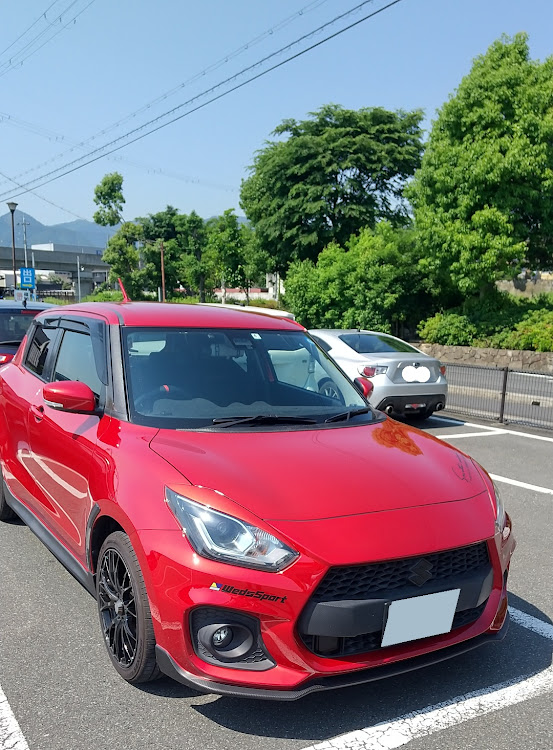 スイフトスポーツの福知山～舞鶴に初遠征してのオフ会・第１弾・良すぎるくらいの晴天☀️・福知山城で散策・UN.DONPURI で丼プリン🍮に関するカスタム事例の投稿画像6枚目