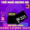 Thẻ Nhớ Microsd Class 10 Tốc Độ Cao (Đen) 32Gb, Bảo Hành 3 Tháng