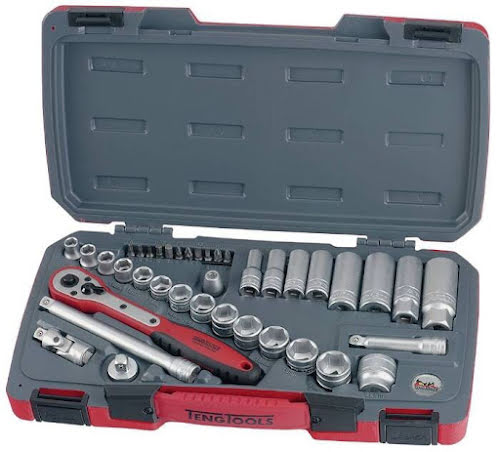 Hylsnyckelsats 3/8 39 delar Teng Tools