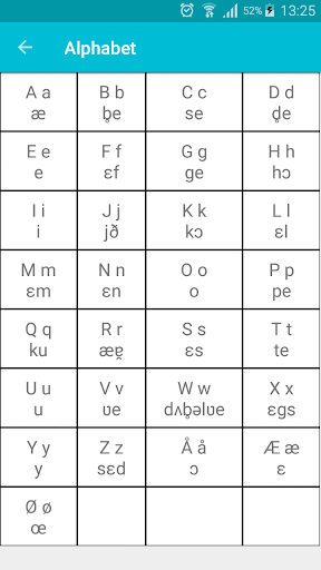 Screenshot Learn Danish