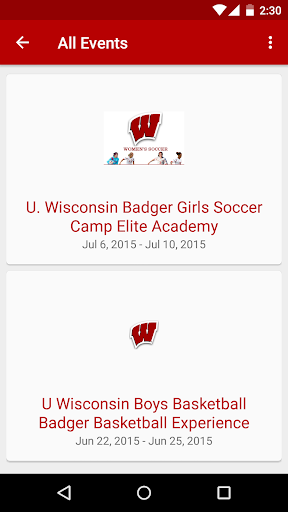 UW Sports Camps