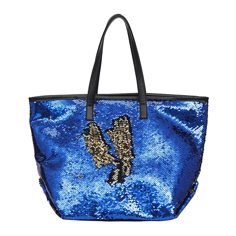 Bolsa Tote Feminina com Lantejoulas Coloridas e Design Marcante Leve seus pertences com estilo e adicione um toque de glamour ao seu look diário.