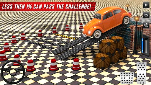 Classic Car Parking Real Driving Test screenshots 1