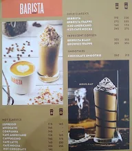 Barista Coffee menu 1