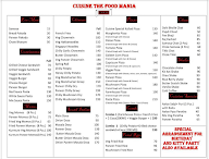 Cuisine The Food Mania menu 3